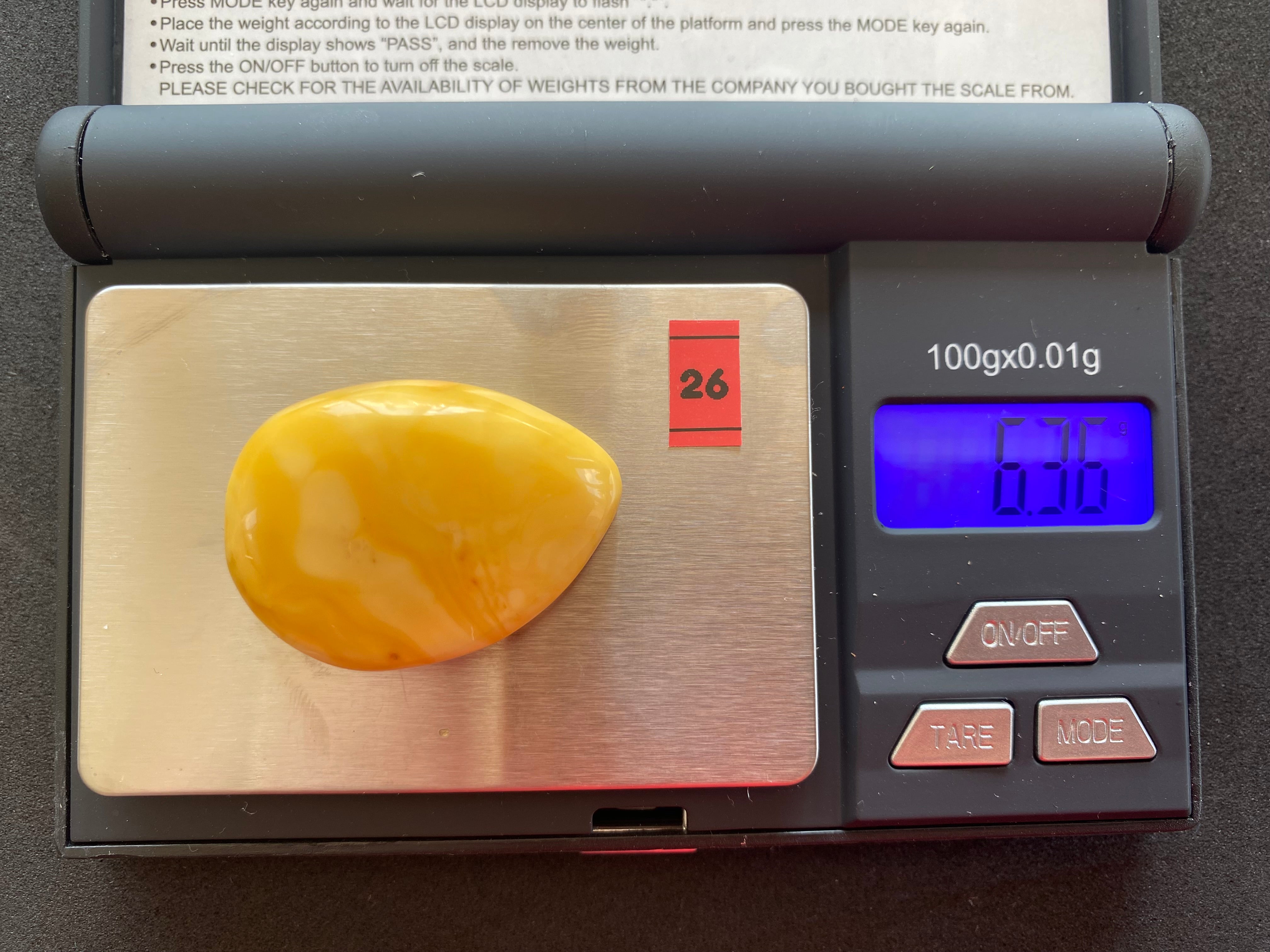 Baltic Amber Cabochon