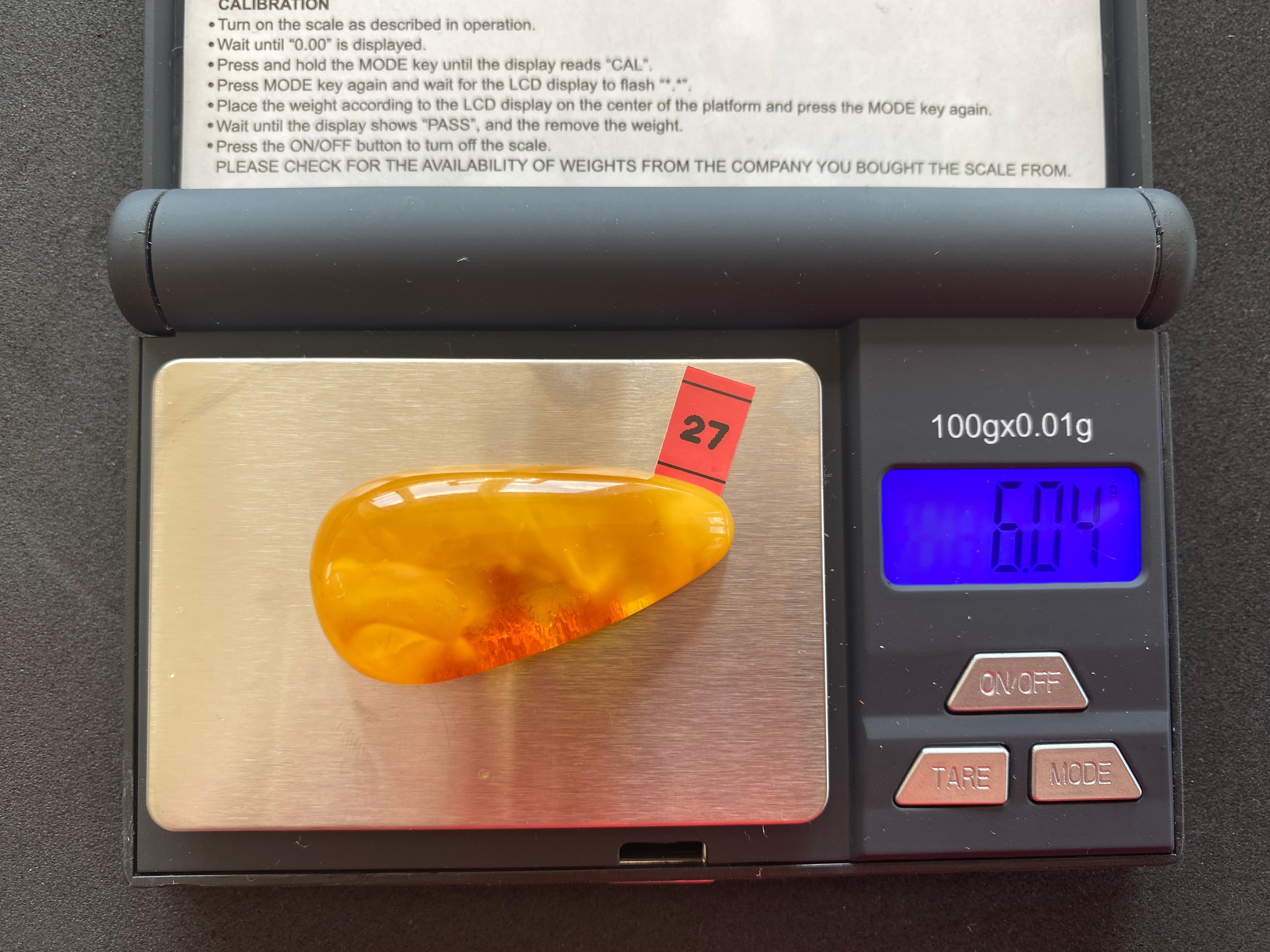 Baltic Amber Cabochon