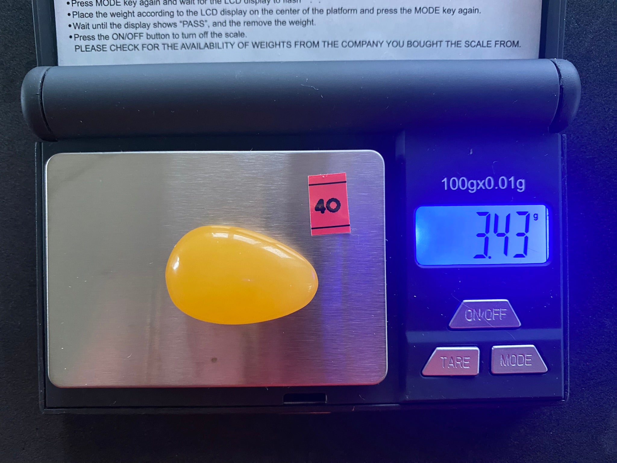 Baltic Amber Cabochon