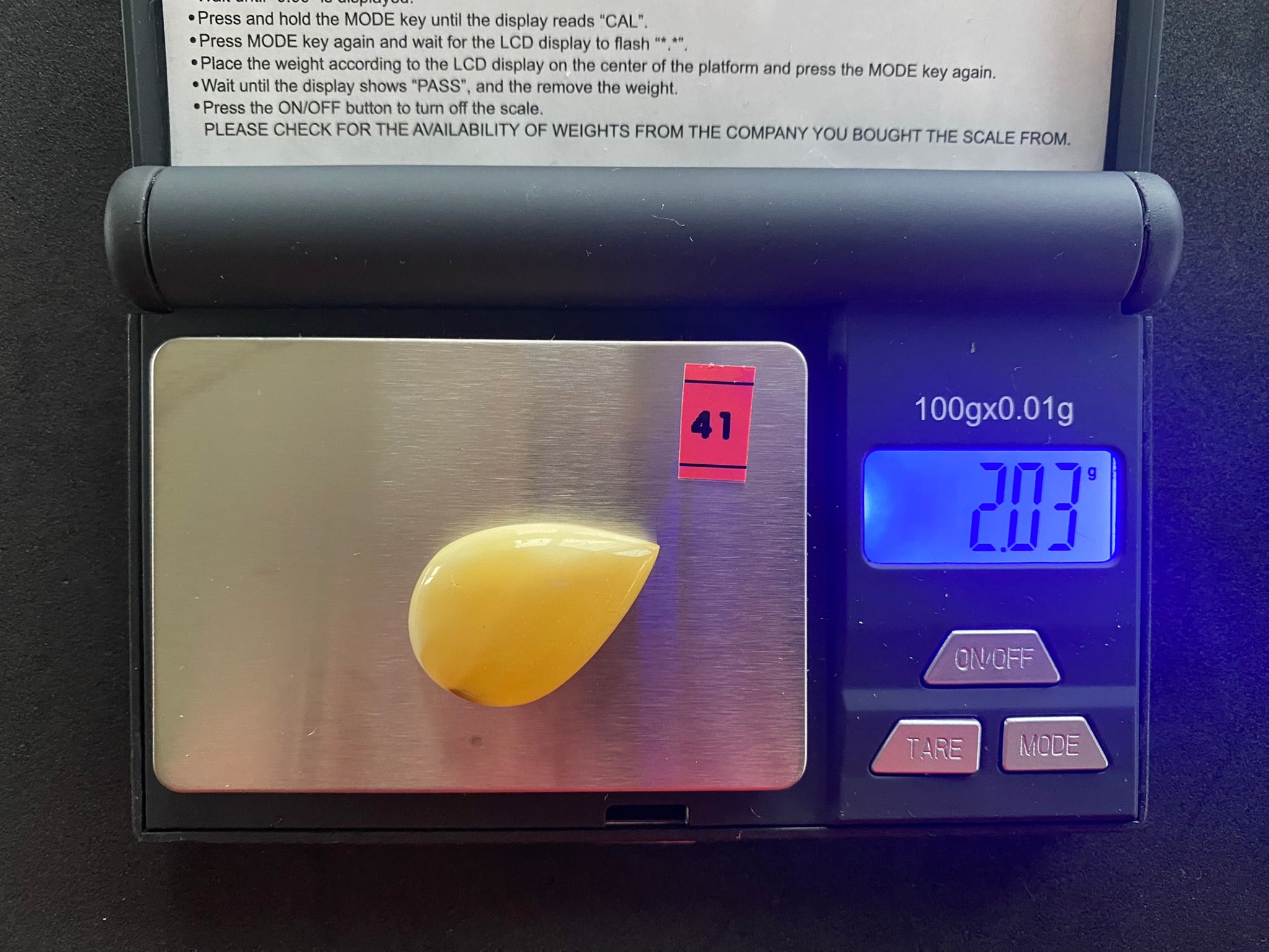Baltic Amber Cabochon
