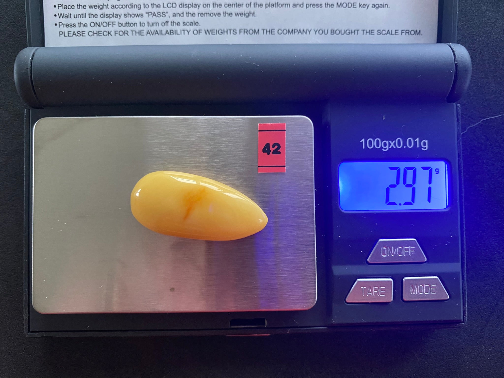 Baltic Amber Cabochon