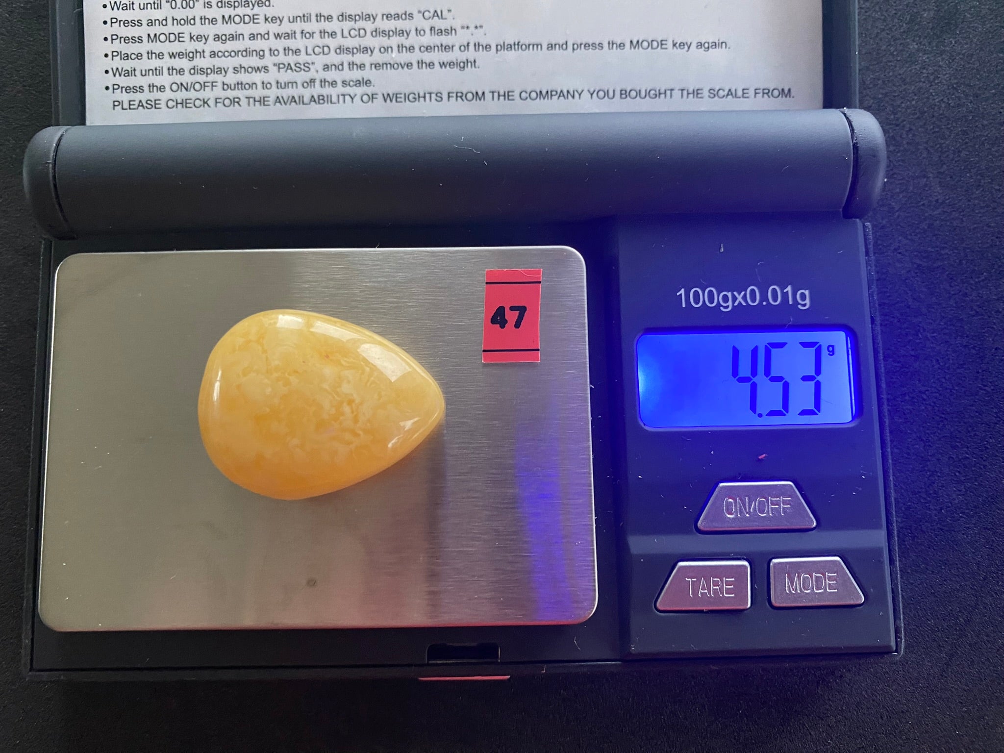 Baltic Amber Cabochon