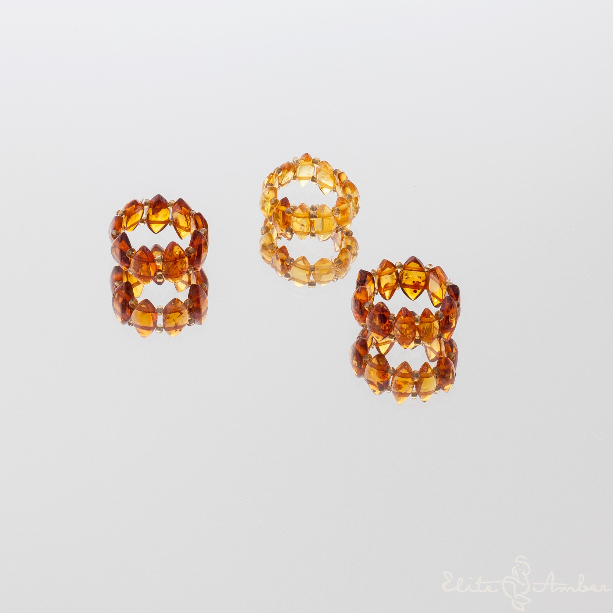 Natural Baltic amber.