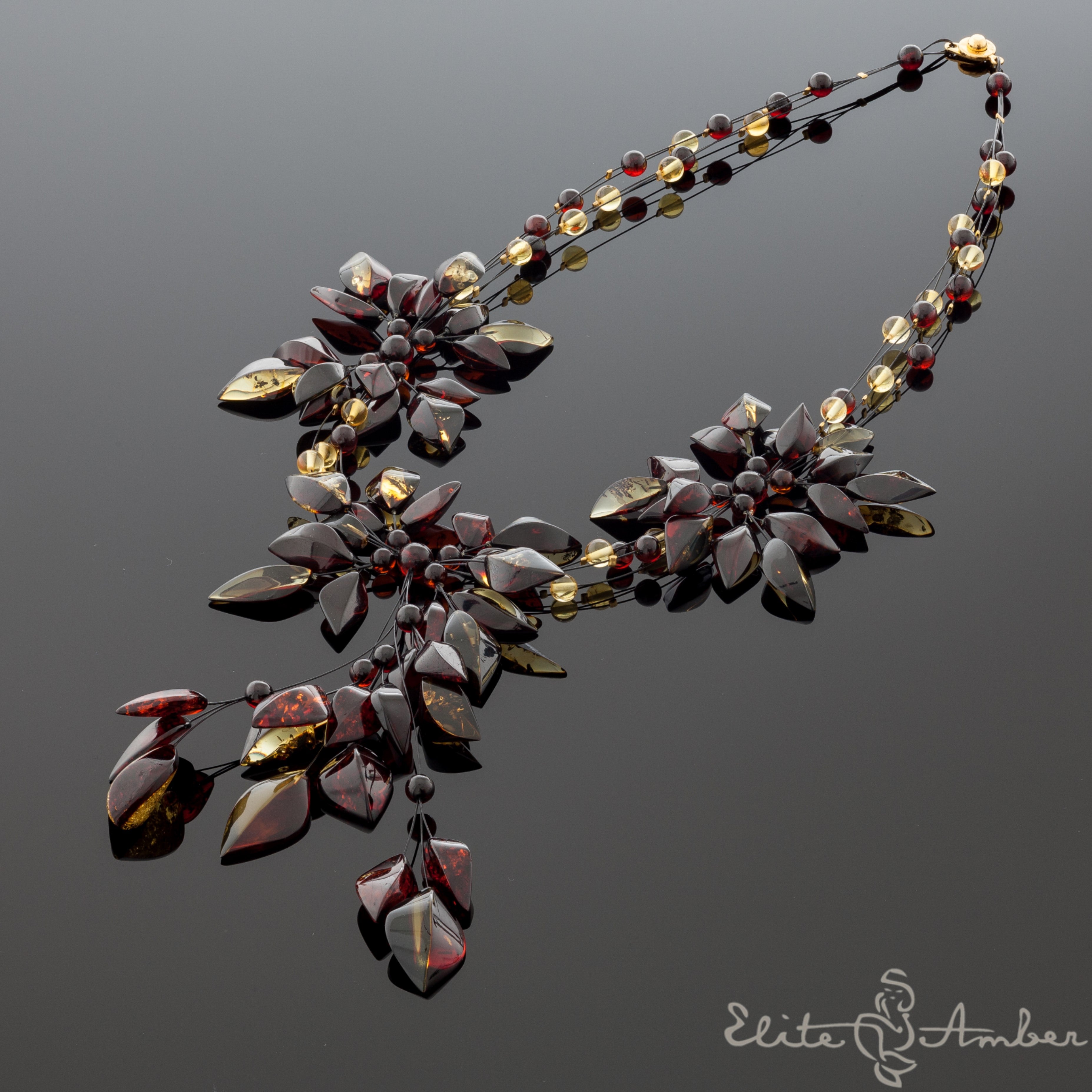 Natural Baltic amber.