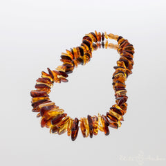 Amber necklace "Amber stick"