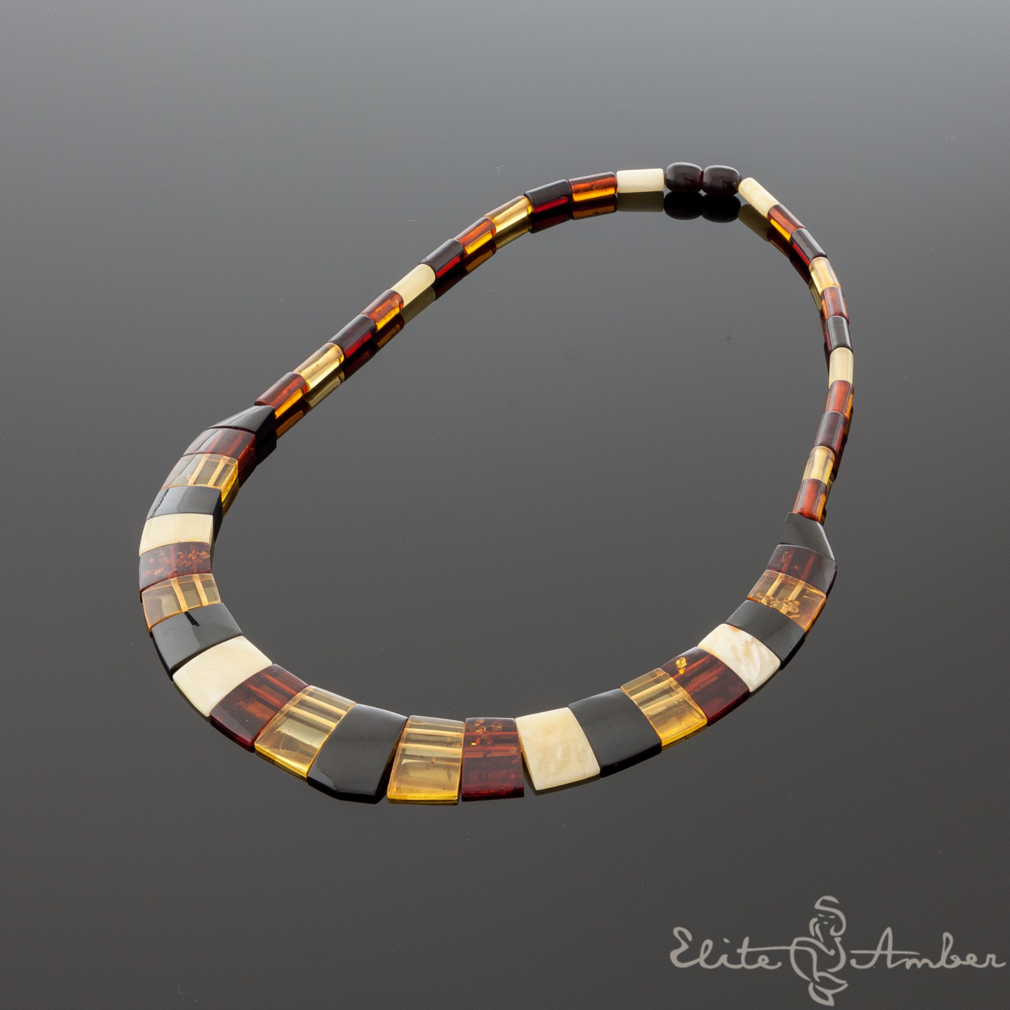 Amber necklace "Stylish Cleopatra"